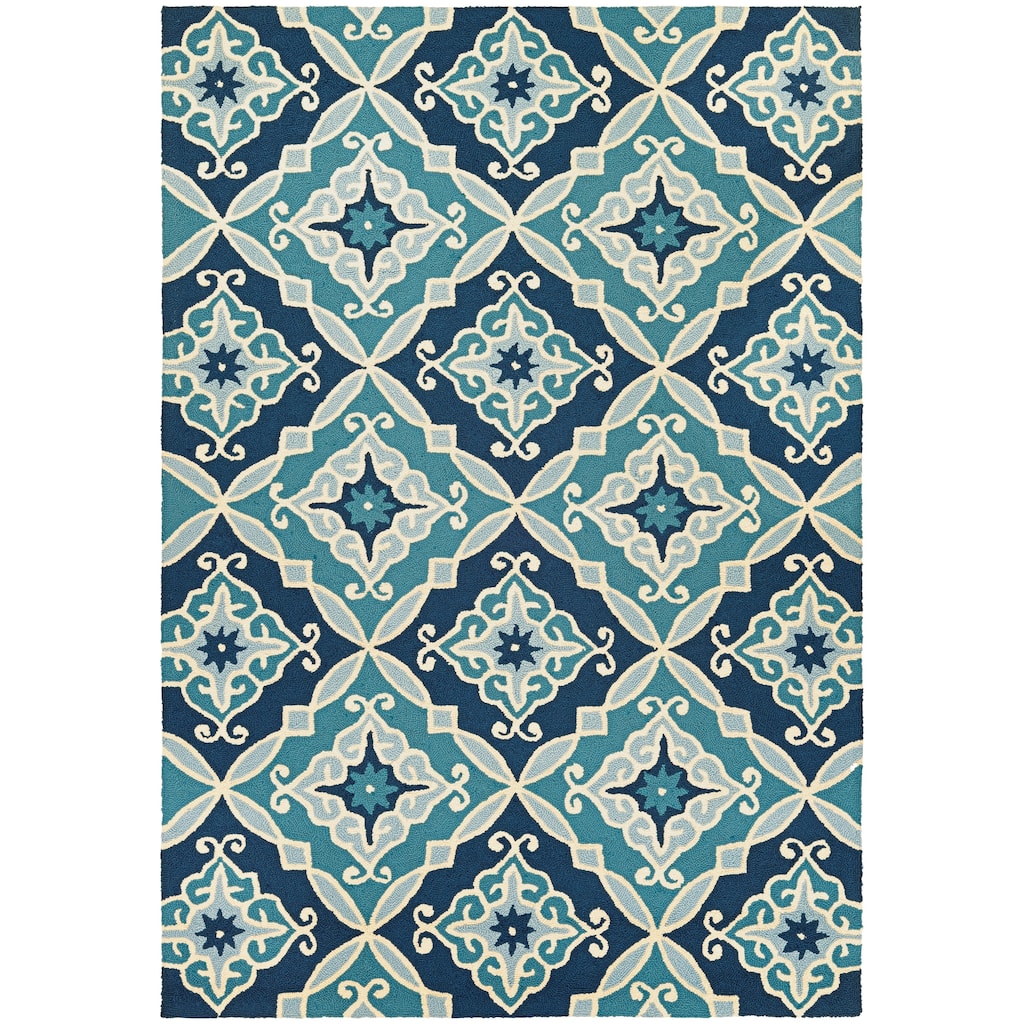 Couristan Beachfront Sea Glass Indoor/ Outdoor Area Rug