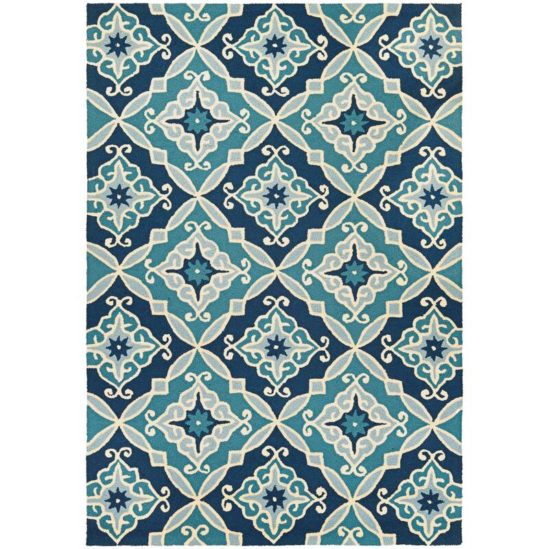 Couristan Beachfront Sea Glass Indoor/ Outdoor Area Rug