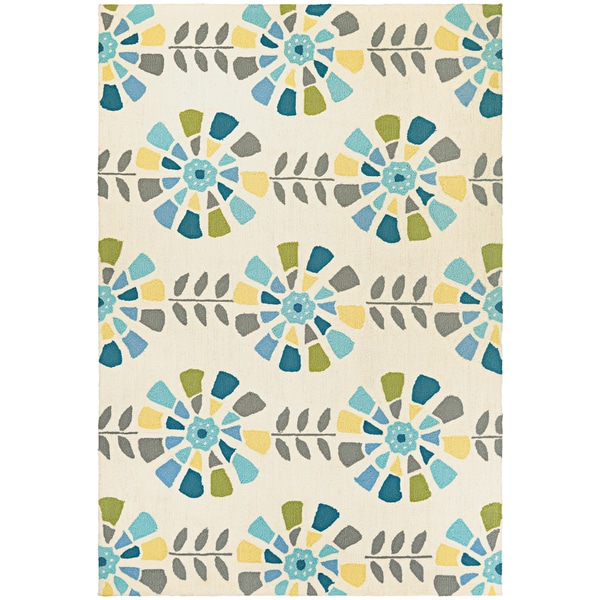 BEACHFRONT Flower Bloom/Multi Ivory 36 x 56 Rug   17125775