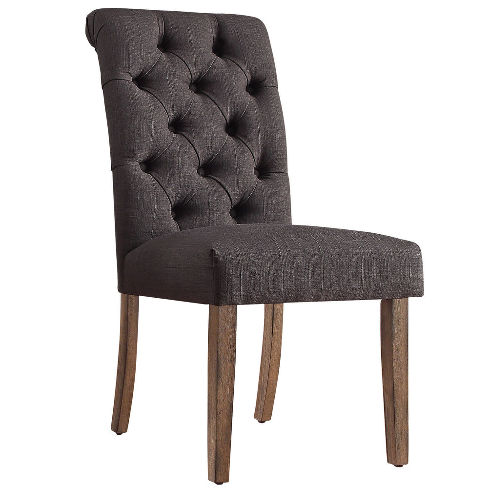 benchwright tufted dining chairs