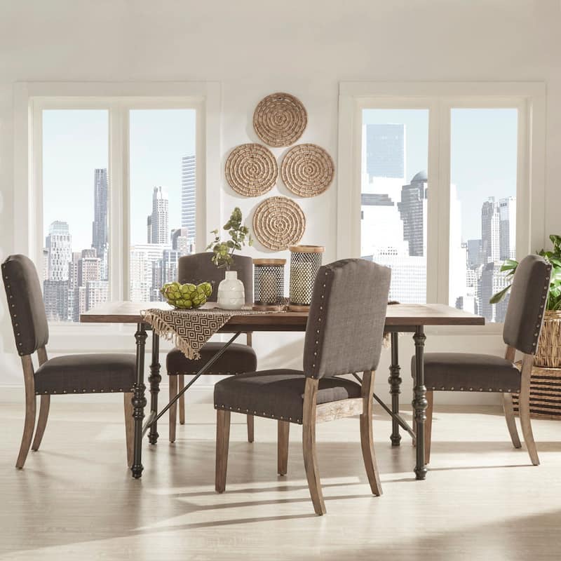 Benchwright Upholstered Dining Chairs (Set of 2) by iNSPIRE Q Artisan