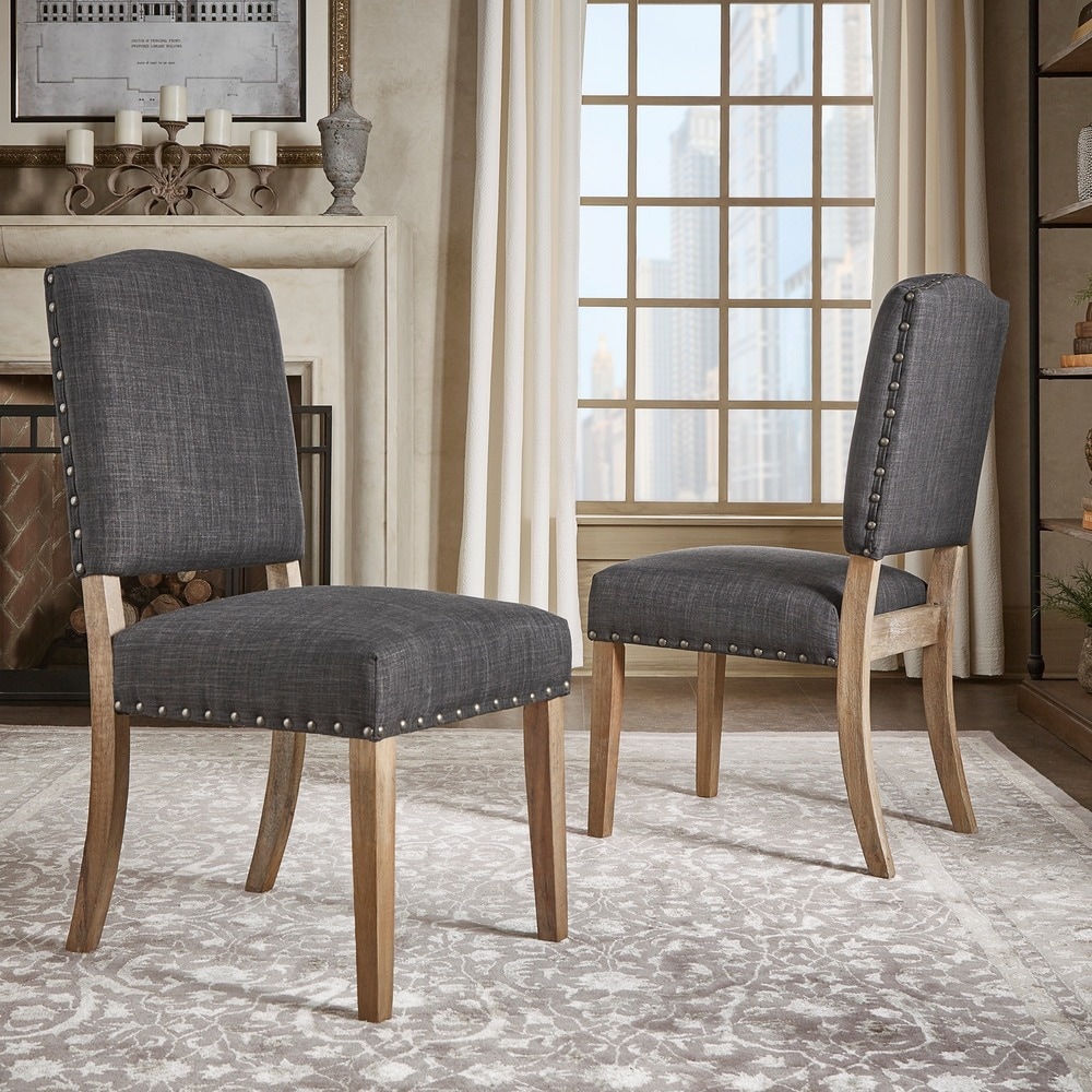 Benchwright Upholstered Dining Chairs (Set Of 2) By INSPIRE Q Artisan ...