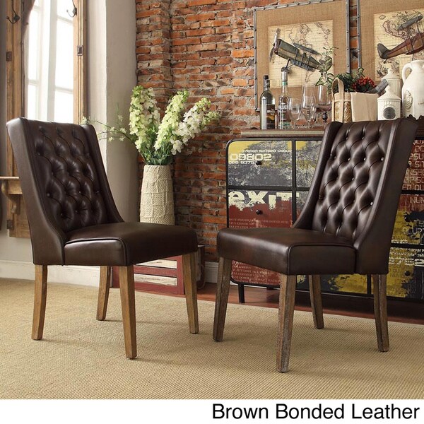 wingback host and hostess chairs