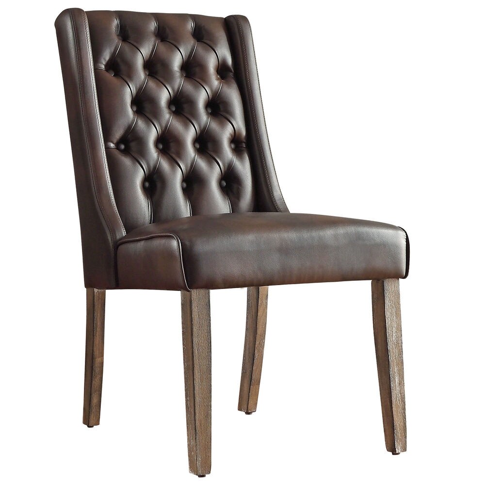 evelyn tufted wingback hostess chairs