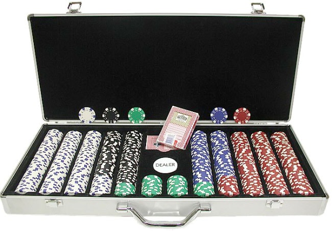 Trademark Poker 650 pc. 11.5g Dice Poker Chip Set