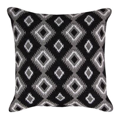 Southwestern Black Throw Pillow