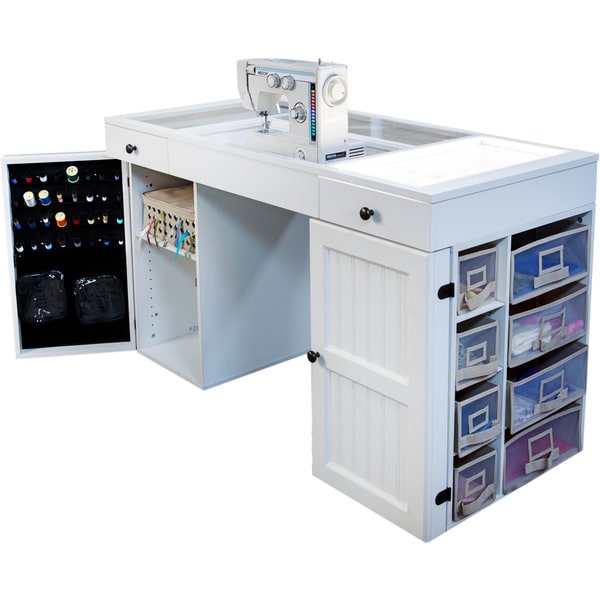 Shop Helen Sewing Desk (White) by Original Scrapbox Free Shipping