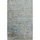 preview thumbnail 1 of 13, Hand-Knotted Frances Abstract Jute Area Rug 8' x 11' - Teal