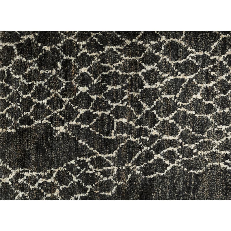 Hand-Knotted Frances Abstract Jute Area Rug