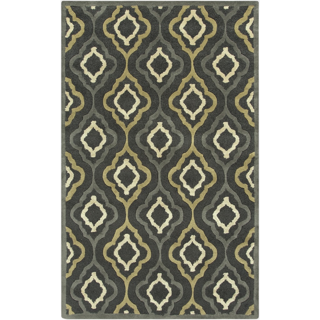 Hand-Tufted Payten Morrocan Trellis Area Rug