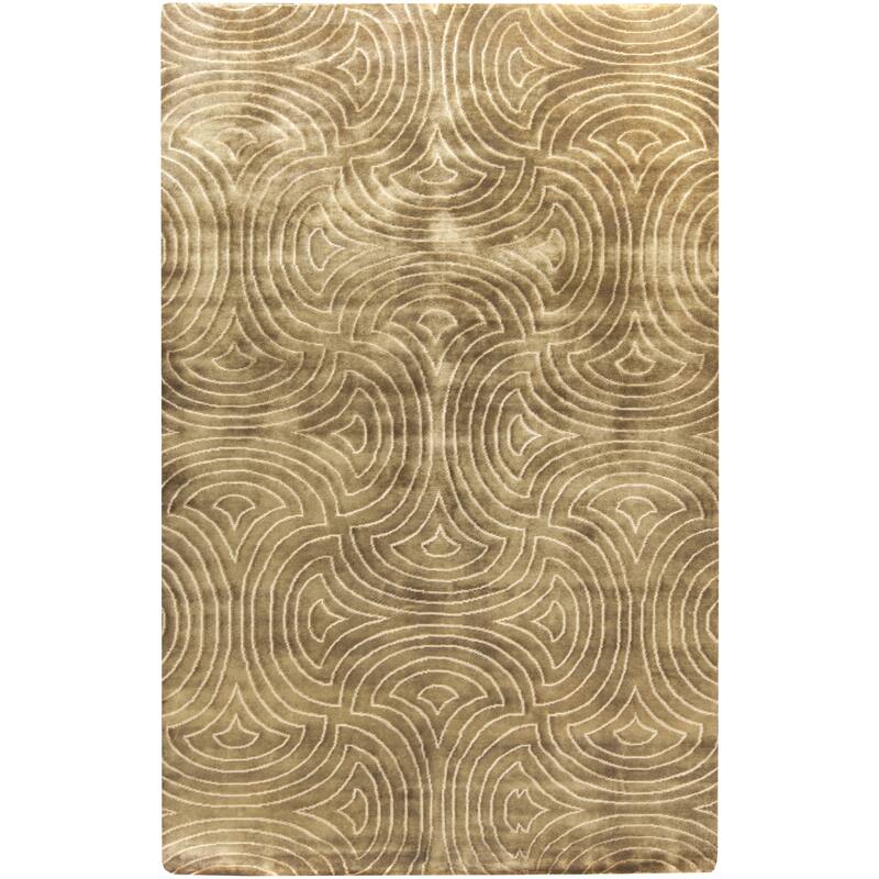 Hand-Knotted Rhonda Indoor Area Rug - 9' x 13' - Brown