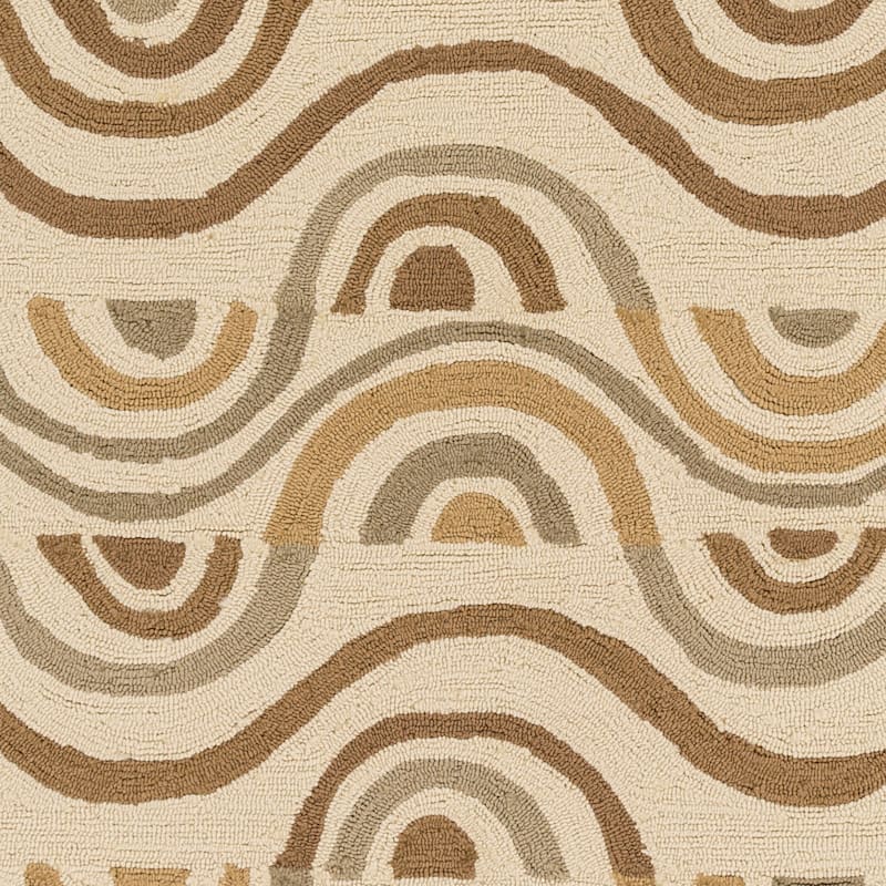 Hand-hooked Lina Geometric Area Rug