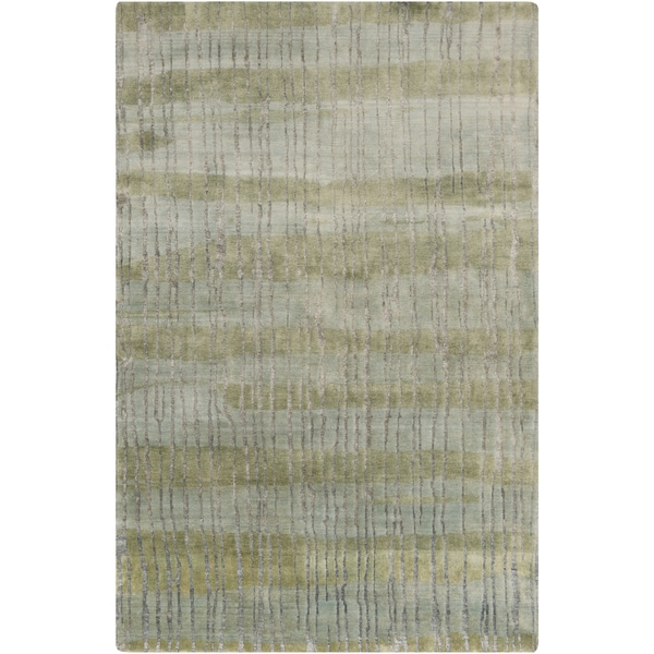 Hand-Knotted Wilkes Abstract Indoor Area Rug