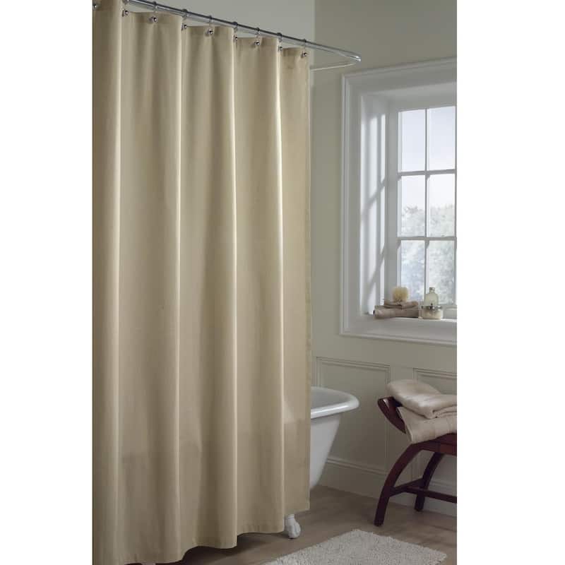 Maytex Fabric Shower Curtain Liner