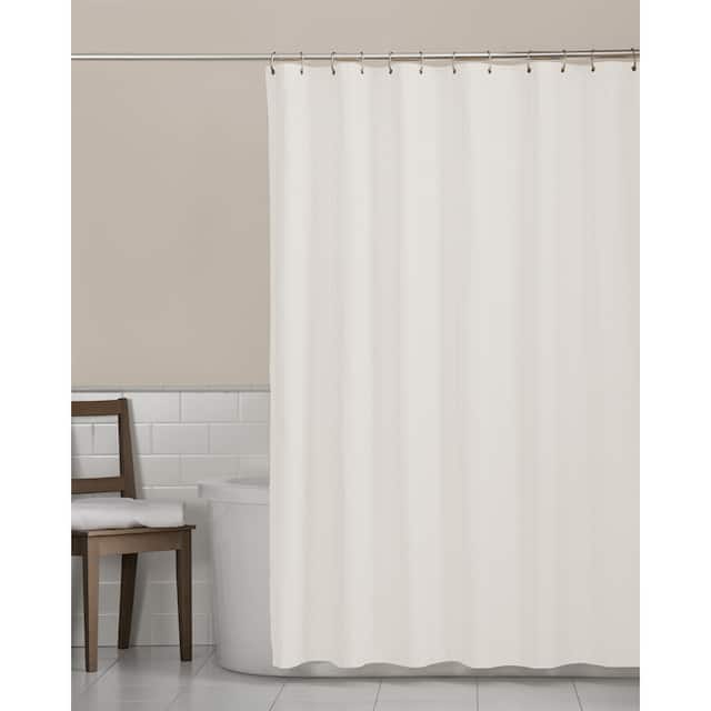 Maytex Norwich Fabric Shower Curtain Liner - 70x72 inches - White