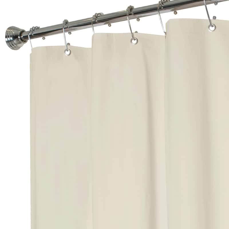 Maytex Super Heavyweight Vinyl Shower Curtain or Liner - Beige