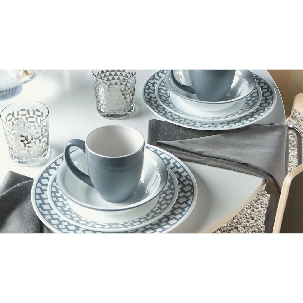 Corelle Impressions 16-piece Set Urban Grid