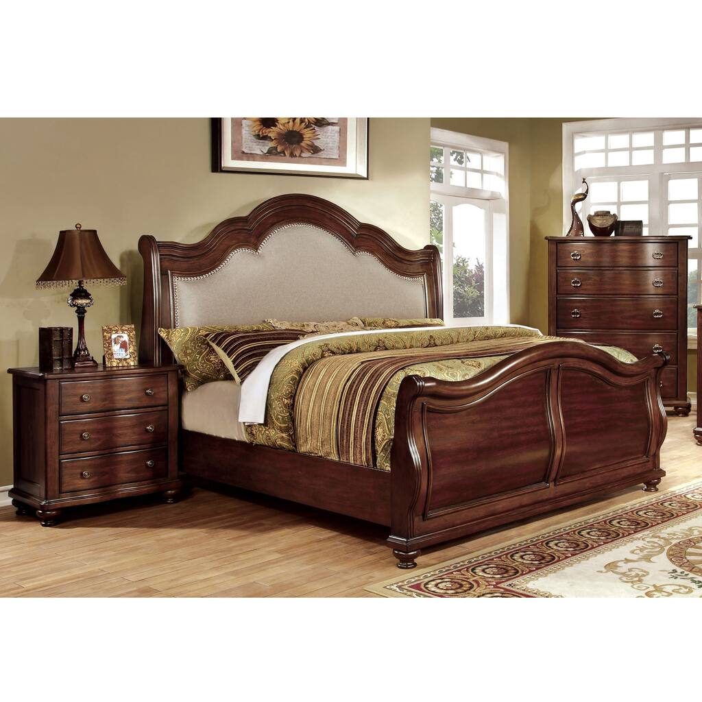 Furniture of America Role Traditional Cherry 2-piece Bedroom Set