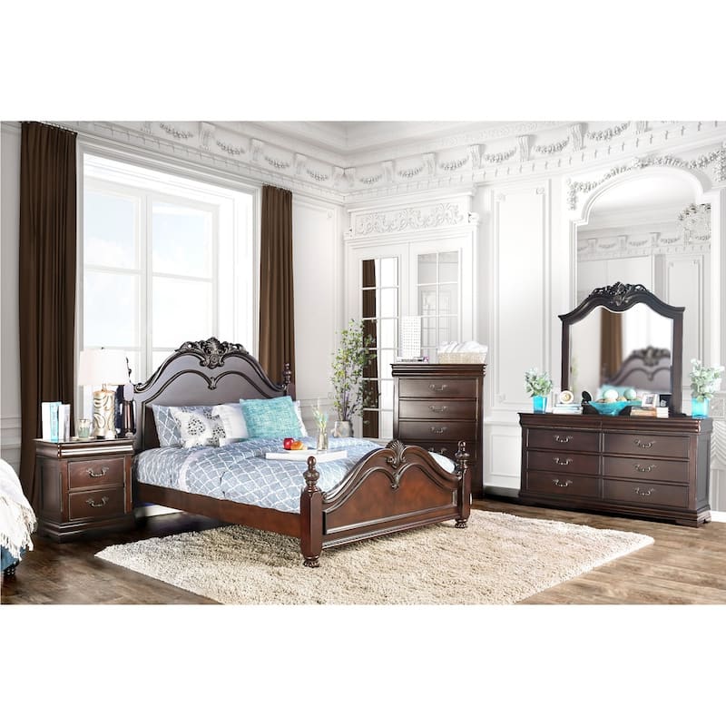 Diva Traditional Cherry Solid Wood 6-Drawer Chest by Furniture of America