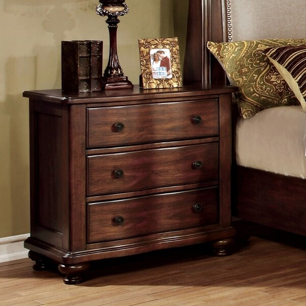 Shop Furniture of America Fole Traditional Cherry Solid 