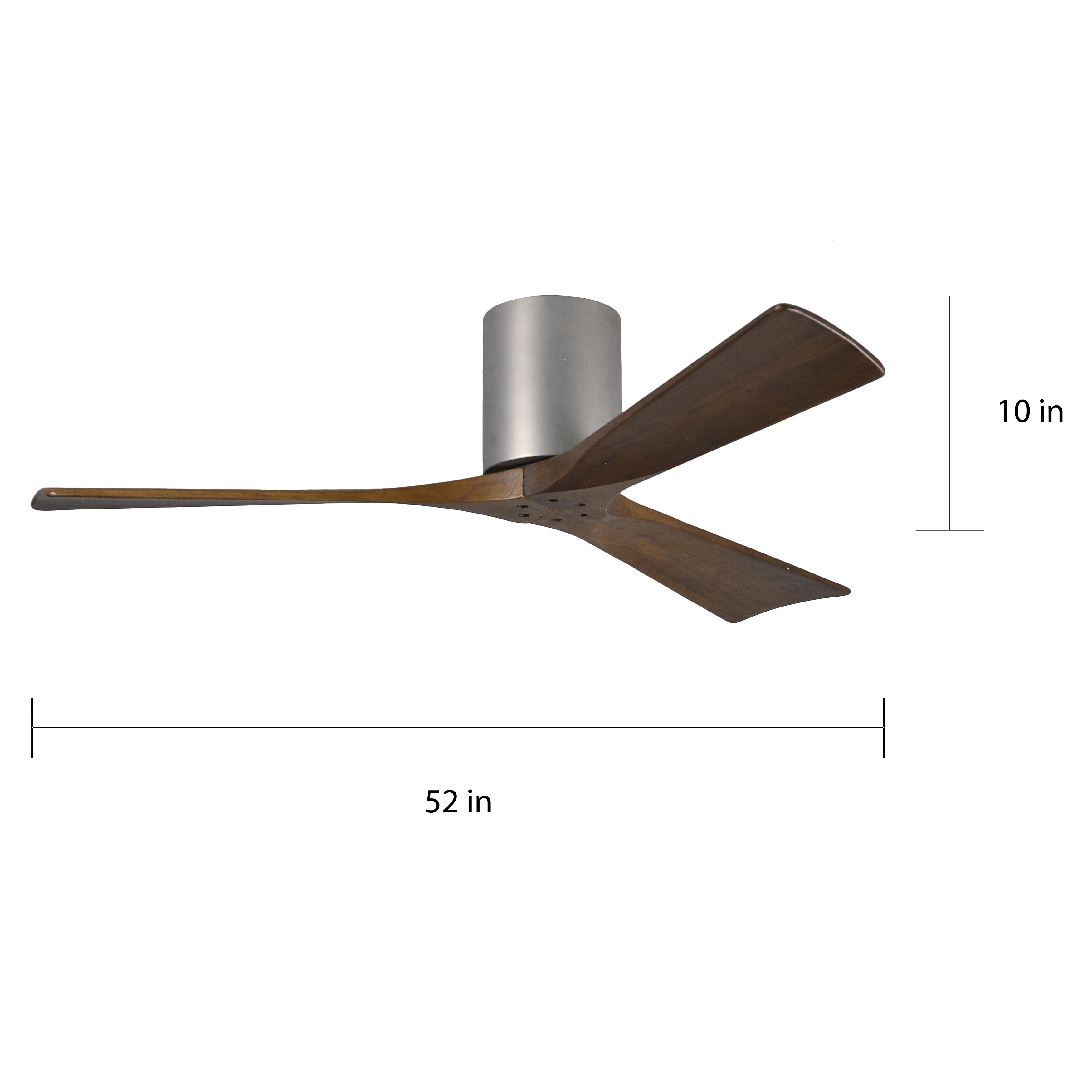 Shop Matthews Fan Company Irene 3 Hugger 52 Inch 3 Blade Ceiling