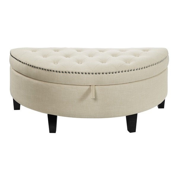 Shop Picket House Haven Ottoman Heirloom Natural ...