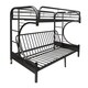 preview thumbnail 7 of 18, Eclipse Twin/Full/Futon Bunk Bed Black