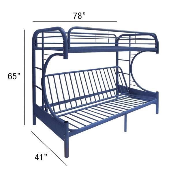 dimension image slide 3 of 4, Eclipse Twin/Full/Futon Bunk Bed