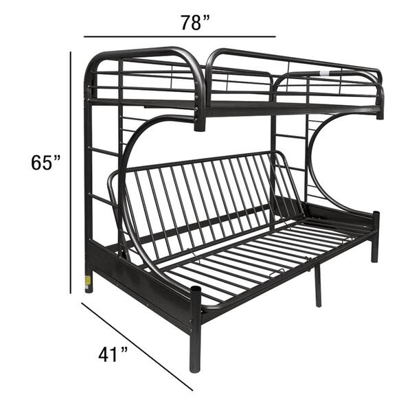 dimension image slide 2 of 4, Eclipse Twin/Full/Futon Bunk Bed