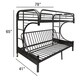 preview thumbnail 10 of 18, Eclipse Twin/Full/Futon Bunk Bed
