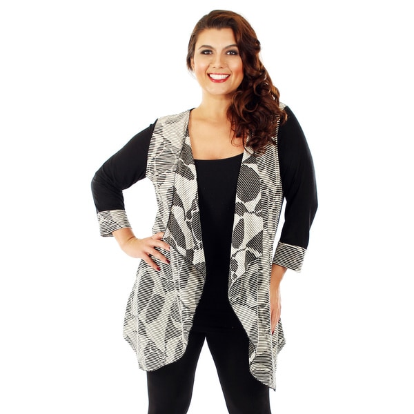 Cheap near white 34 sleeve cardigan plus size for women can trevor
