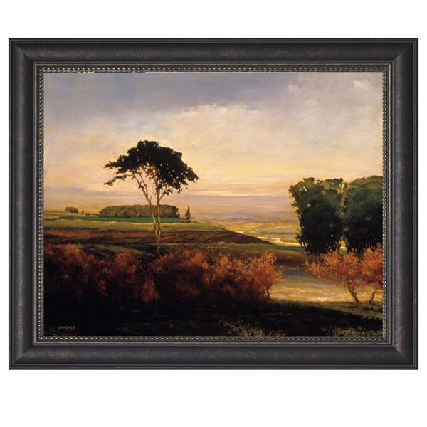 Shop Kent Lovelace Distant Valley 48 x 36 Framed Art Print Multi