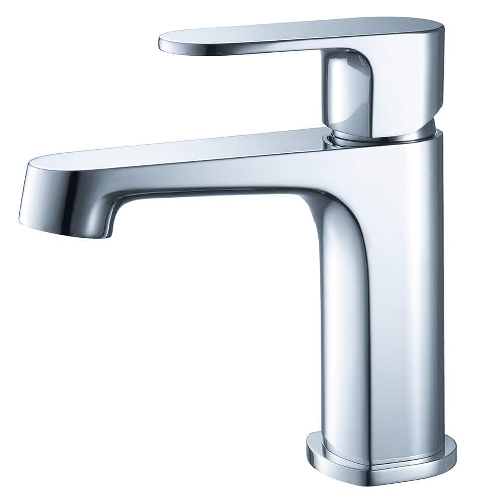 Fresca Gravina Single Hole Mount Bathroom Vanity Faucet - Chrome