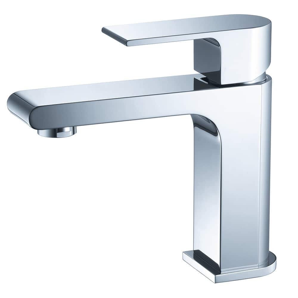 Fresca Allaro Single Hole Mount Bathroom Vanity Faucet Chrome