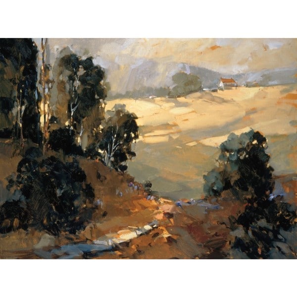 Shop Ted Goerschner 'Santa Ynez Valley Morning' 35 x 24-inch Gallery ...