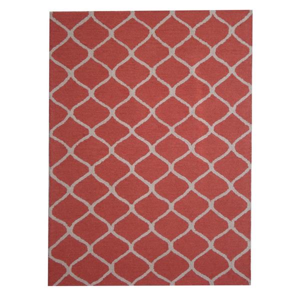 Handmade Wool Rug (India) - 5' x 7'