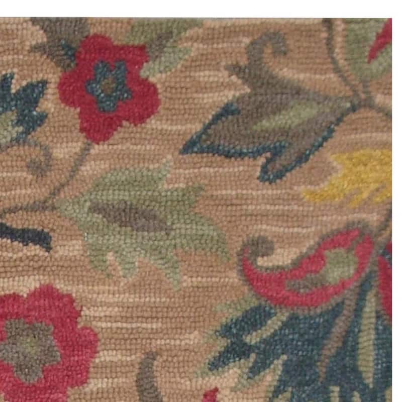 HERAT ORIENTAL Handmade Kashan Design 100% Wool Rug 5x7 - 5' x 7'