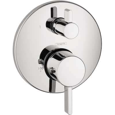 Hansgrohe Ecostat S Thermostatic Trim with Volume Control 04230000 Chrome