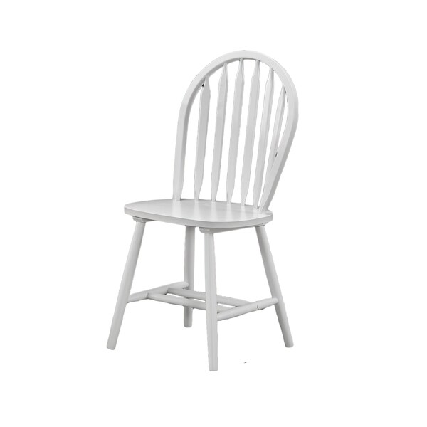 White Windsor Back Dining Chair (Set of 2) - Free Shipping Today ...