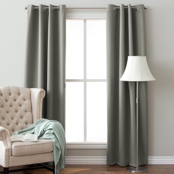 Shop Arlo Blinds Grommet Blackout Curtains 64 inch height, Panel Pair