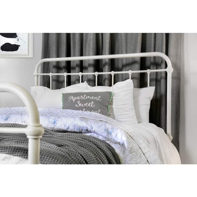 Norielle Rustic Metal Spindle Panel Bed by Furniture of America