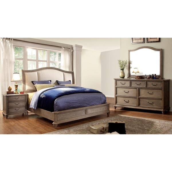 Shop Furniture Of America Siko Rustic Brown 4 Piece Bedroom