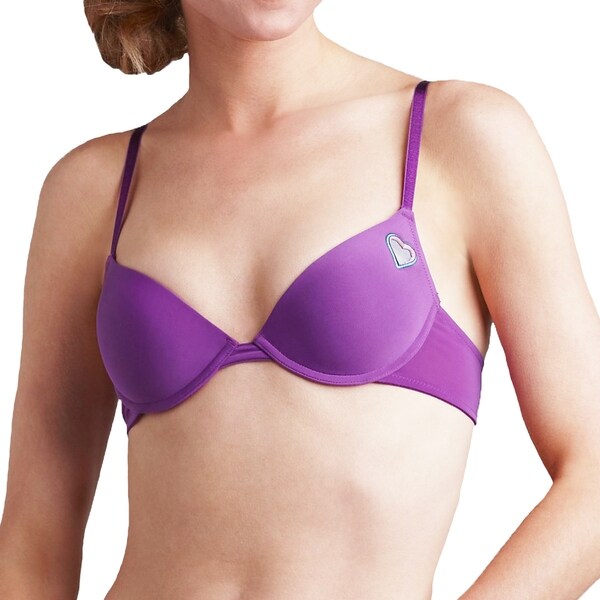 Prestige Biatta Purple Microfiber Push Up Bra With C