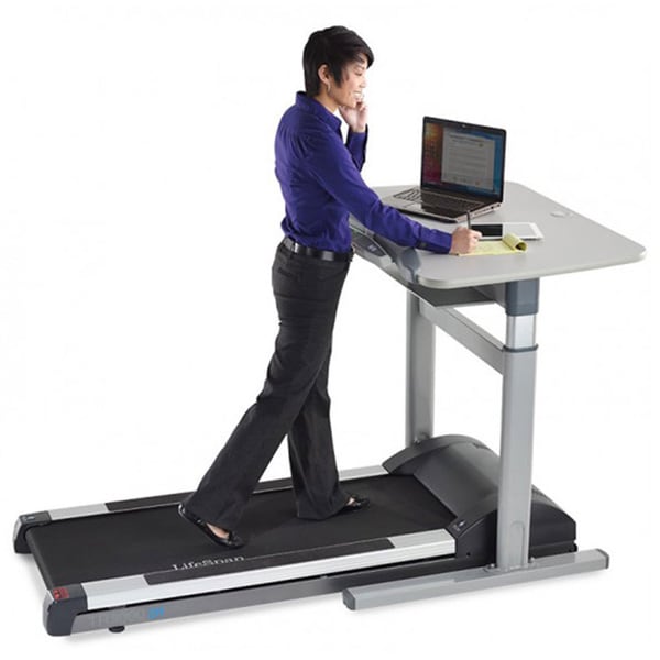 Shop Lifespan Tr5000 Dt7 Integrated Treadmill Desk With Electric