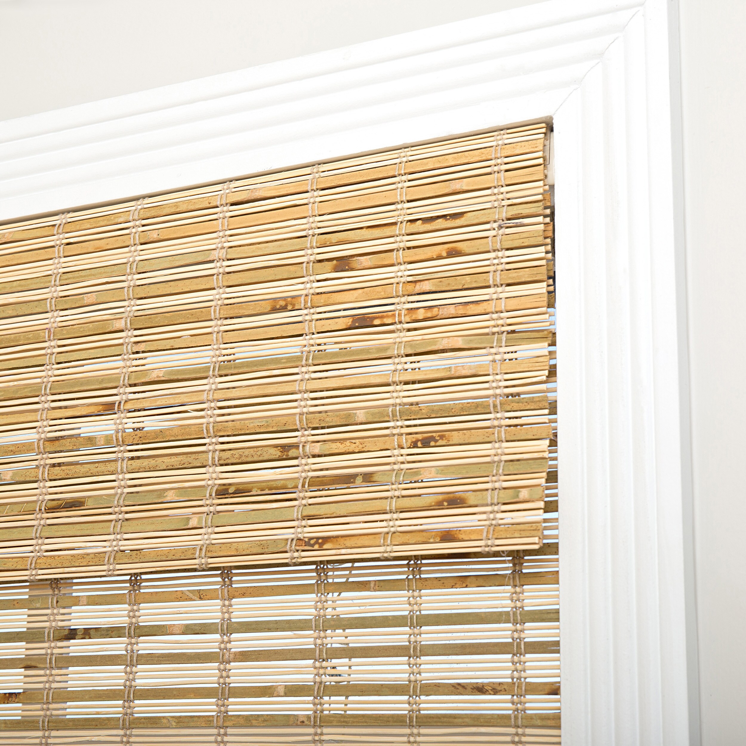 Arlo Blinds Petite Rustique Bamboo Roman Shades with 60 Inch Cordless Petite Rus eBay