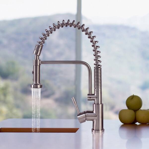 Shop Geyser Stainless Steel Commercial Style Coiled Spring Kitchen