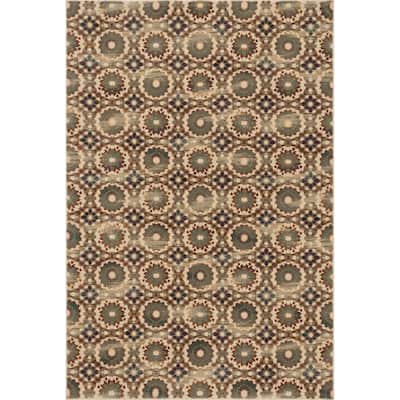 Alexander Home Senna Rosette Area Rug