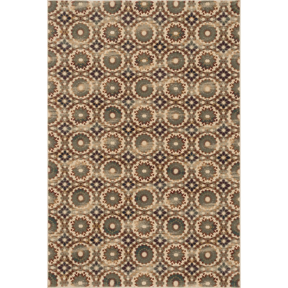 Alexander Home Senna Rosette Area Rug