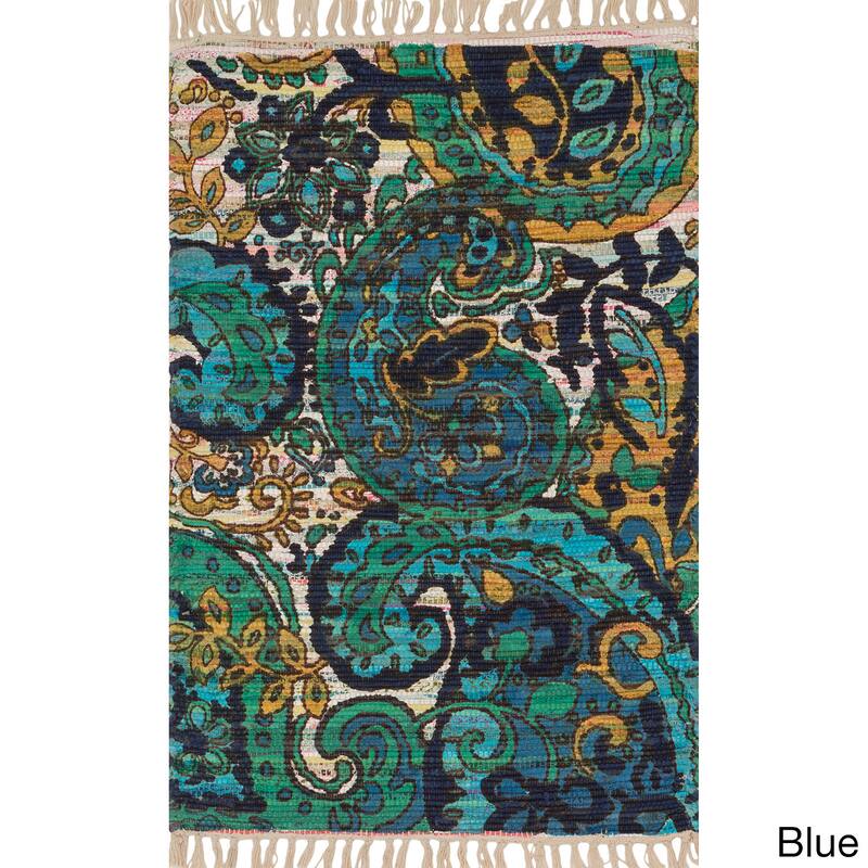 Alexander Home Maria Flatweave Paisley Rug