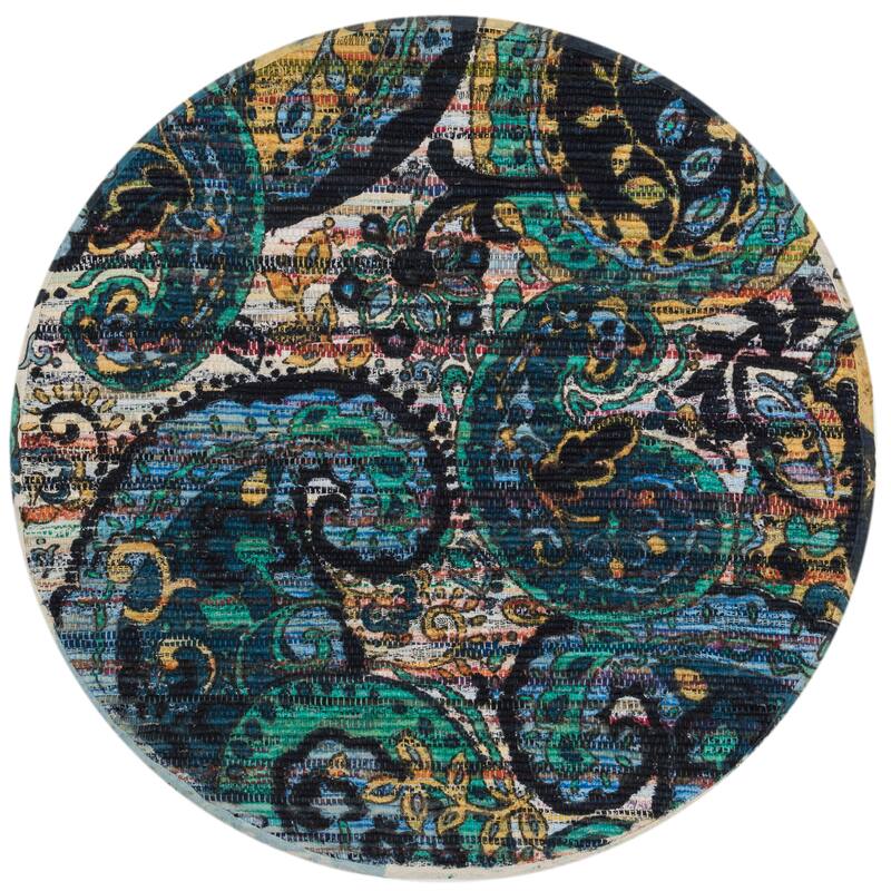 Alexander Home Maria Flatweave Paisley Rug